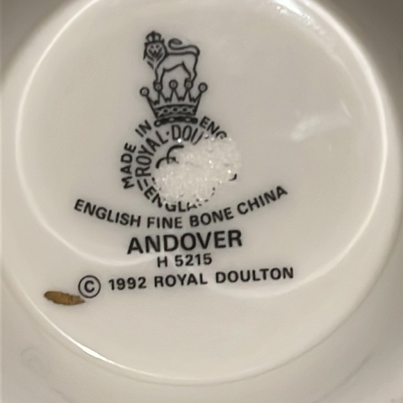 ROYAL DOULTON Andover Cup and Saucer Set,  Fine Bone China England - Picture 10 of 10